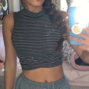 Stripped Crop Top